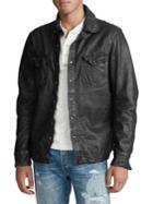 Polo Ralph Lauren Washed Leather Shirt Jacket