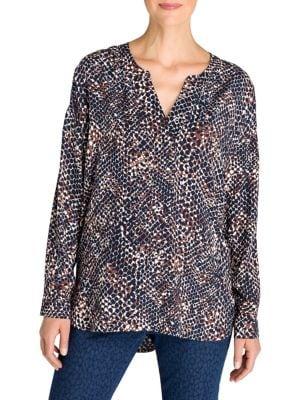 Olsen Rustic Luxury Animal-print Top