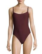 Kate Spade New York One-piece Open Back Swimsuit