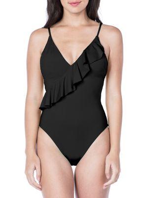 Trina Turk One-piece Key Mio High-leg Swimsuit
