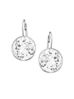 Swarovski Bella Bezel-set Crystal Drop Earrings