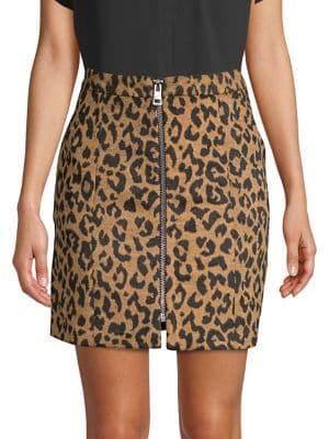Vero Moda Leopard-print Skirt