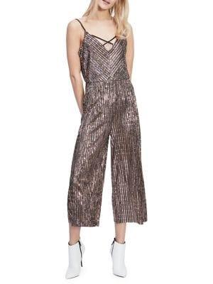 Miss Selfridge Sequin Embellished Jumpsuit