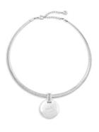 Majorica White Organic Coin Pearl Pendant Choker Necklace