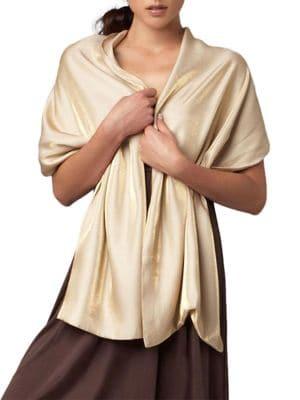 Cejon Metallic Sheen Wrap Scarf