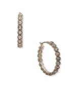 Jenny Packham Crystal Stone-embellished Hoop Earrings