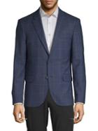 Karl Lagerfeld Paris Slim Fit Classic Windowpane Sportcoat