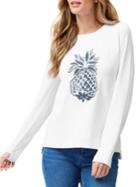 Tommy Bahama Graphic-print Long-sleeve Top