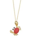 Kate Spade New York Shore Thing Crab Pendant Necklace