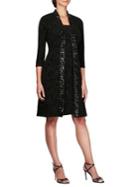 Alex Evenings Petite Two-piece Jacket & Dress Set