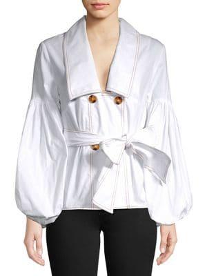 Cmeo Collective Series 0119 Relaxed-fit Patent Cotton Top