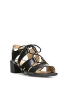 Naturalizer Felicity Leather Ghillie Lace Sandals