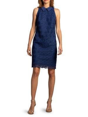 Trina Turk Cats Cradle Sleeveless Lace Dress