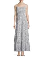 Michael Michael Kors Printed Strappy Maxi Dress