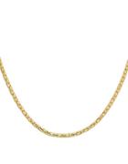 Lord & Taylor 14k Yellow Gold Pieced Chain Necklace, 17in