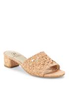 Adrianna Papell Leather Slip-on Sandals