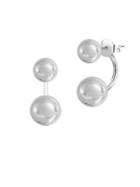 Lord & Taylor 925 Sterling Silver Front Back Earrings