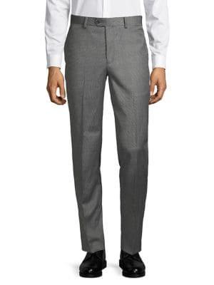 Tallia Orange Mason Fit Plaid Suit Seperate Pants