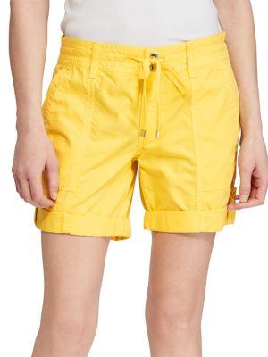 Lauren Ralph Lauren Cotton Twill Drawstring Mid-rise Shorts