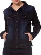 Lord Taylor Gabrielle Denim Trucker Jacket