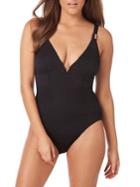 Amoressa Milky Way Pisces Plunge One-piece Swimsuit