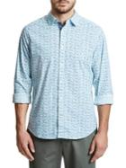 Nautica Classic-fit Tropical Leaf Button-down Shirt