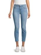 7 For All Mankind Mid-rise Cropped Skinny Jeans