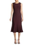 Adrianna Papell Ottoman Godet Fit-&-flare Dress
