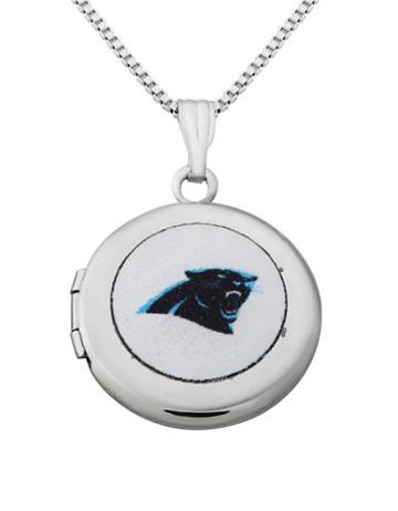 Dolan Bullock Nfl Carolina Panthers Sterling Silver Locket Necklace