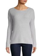 Lord & Taylor Ribbed Cashmere Top