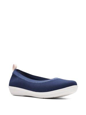 Clarks Ayla Paige Mesh Slip-on Sneakers