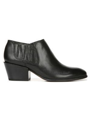 Franco Sarto Core Dylann Heeled Leather Or Seude Booties