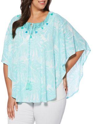 Rafaella Plus Tropical Leaves Cape