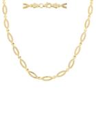 Lord & Taylor 14kt. Yellow Gold Oval Link Necklace