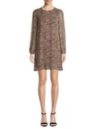 Marella Leopard-print Long-sleeve Dress