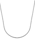Lord & Taylor 14k White Gold Chain Necklace