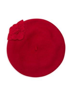 Betmar Flower Round Beret