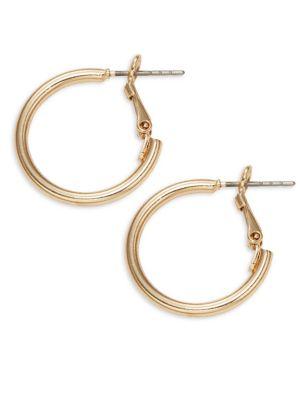 Design Lab Lord & Taylor Hinge Hoop Earrings