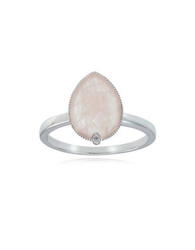 Lord & Taylor Quartz And Sterling Silver Ring