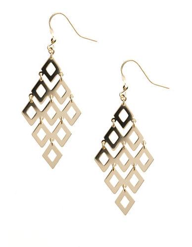 Lord & Taylor 14 Kt Gold Over Sterling Silver Chandelier Earrings