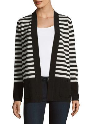Anne Klein Malibu Striped Cardigan