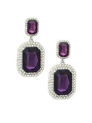 Design Lab Sterling Silver Double Drop Earrings