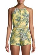 Bb Dakota Tropical Halterneck Romper