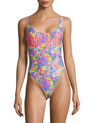 Body Glove Cant Touch This One-piece Floral Swimsuit