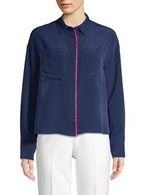 En Thread Sandwashed Double-pocket Shirt