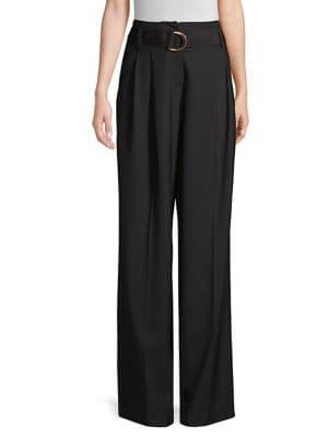 Diane Von Furstenberg Belted Wide-leg Pants
