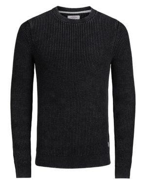 Jack & Jones Textured Long-sleeve Sweater