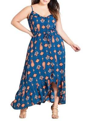 City Chic Plus Free Spirt Dress