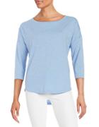 Lord & Taylor Boatneck Cotton Tee