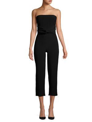 Finders Keepers Knot-front Strapless Jumpsuit